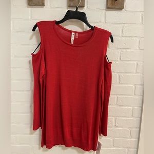 NY Collection women’s size Large cold shoulder sweater.